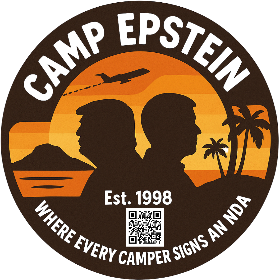 Camp Epstein Stickers
